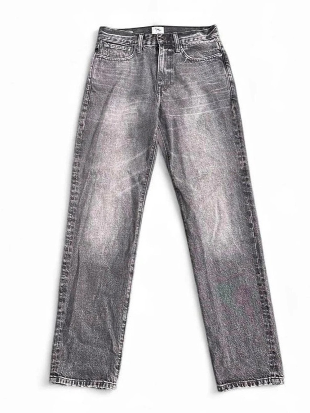 J.Crew Classic Straight Denim Jeans Washed Charcoal Grey Men W29 L32 NWT